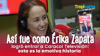 Así fue como Érika Zapata logró entrar a Caracol Televisión: esta es la emotiva historia