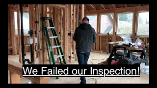 We Failed our Inspection!  |  Mechanical and Plumbing Rough In