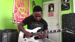 Megadeth- Lucretia (Guitar Solo Cover) (Dave Mustaine)