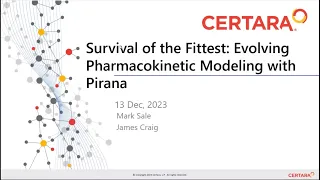 Survival of the Fittest: Evolving Pharmacokinetic Modeling with Pirana
