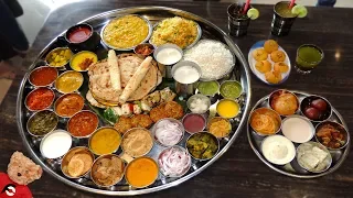 Massive Vegetarian Dara Singh Thali Challenge at Mini Punjab Mumbai!!