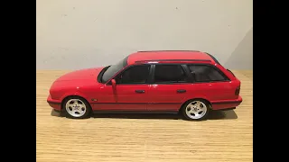 1:18 Otto BMW M5 Touring E34 RED