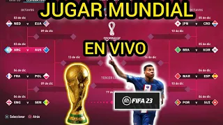 Como JUGAR MUNDIAL QATAR 2022 en FIFA 23 - RESULTADOS TIEMPO REAL ✅