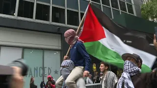 New York: Pro-Palestinian protesters march through Manhattan | AFP