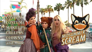 Costumes, Cosplayers, Makeup, and Creeps |  Midsummer Scream 2018