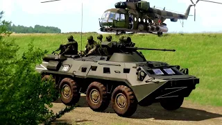 See What Happened Today! Giant US Tank Bombards Russian Army Military Headquarters - ARMA 3