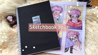 |Sketchbook tour||Обзор на скетчбук|| аниме и тик ток|