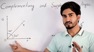 Basic Complementary and Supplementary Angles| Basic Geometry| Types of Angles| Urdu/Hindi| MathUse