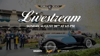 Livestream of the 72nd Pebble Beach Concours d'Elegance