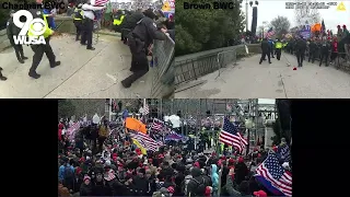 Capitol Police bodycam shows moment rioters pepper sprayed police