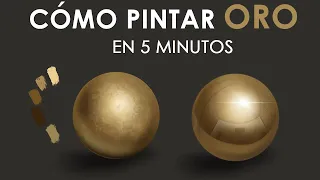 Cómo pintar oro en 5 minutos