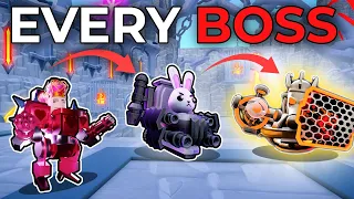 Beating EVERY BOSS In Toilet Tower Defense Roblox