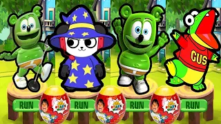 Tag with Ryan vs Gummy Bear Runner - All Characters Unlocked Run Gameplay with Gummy Combo Panda