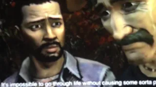 Lee Telling His Story With Clem & Last Wish - The The Walking Dead