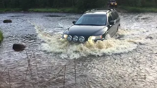 Lifted Volvo XC70 Watercrossing