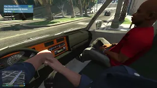 GTA V Rideshare in a 1994 Toyota HiAce Super Custom | Steering Wheel Gameplay