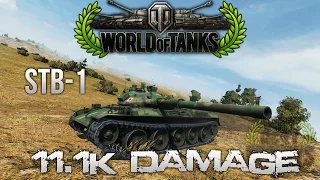 World of Tanks - STB-1 - 11.1k Damage - Fadin's - 2.4k Exp - Ace Tanker [HD]