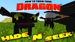 Minecraft Mods - MORPH MOD HIDE AND SEEK - TOOTHLESS ( Modded Minigame)