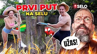 VODIM DEVOJKU NA SELO DA SEČE DRVA POLUGOLA *tata kune*