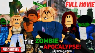 THE ZOMBIE APOCALYPSE!!!| FULL MOVIE | ROBLOX BROOKHAVEN 🏡RP (CoxoSparkle)