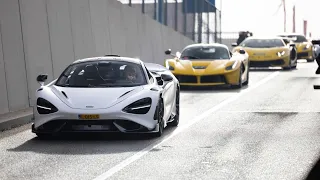 Supercars Arriving - LaFerrari, 765LT, Aventador SVJ, 992 GT3, Novitec F12, Corsa Corvette, 600LT