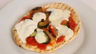 Homemade Pita Pizza Recipe - Laura Vitale - Laura in the Kitchen Episode 397