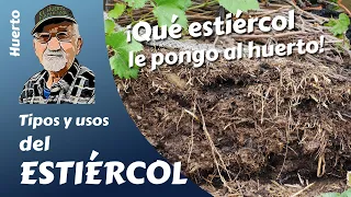 Los usos del estiércol en el huerto: tipos, usos y propiedades