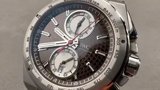 IWC Ingenieur Chronograph Silver Arrow IW3785-11 IWC Watch Review