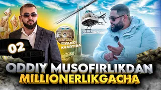 ODDIY MUSOFIRLIKDAN - MILLIONERLIKGACHA | YOSH BIZNESMEN SHAXBOZ AZAMOVICH