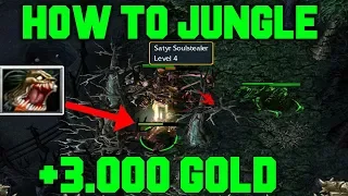 DOTA NAIX - HOW TO JUNGLE 3000 GOLD = 7 MINUTE ARMLET