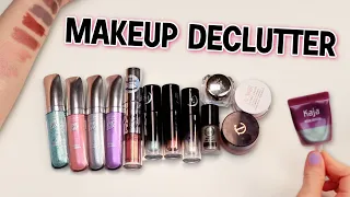 MAKEUP DECLUTTER: cream eyeshadows, eyeshadow sticks, eyeliner, brows & lashes