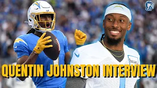 Quentin Johnston on Chargers Signing Jim Harbaugh, Potential to Become LA's WR1, Rookie Takeaways