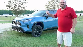 2022 Rav4 Cavalry Blue XSE Hybrid Walkaround. Is this the best Rav4 trim?