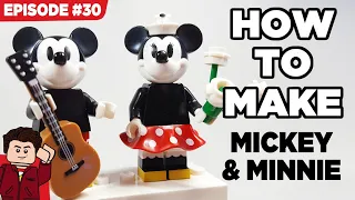 How to Make the LEGO Mickey & Minnie Mouse Buildable Figures