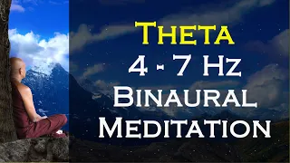 Theta Binaural Audio Beats (4-7 Hz). Music Therapy and mental reaction
