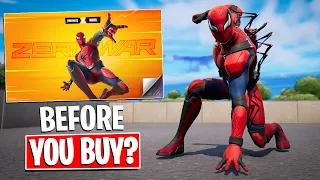 *NEW* SPIDER-MAN ZERO Skin Review! (Fortnite x Marvel: Zero War Comics)