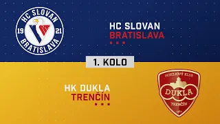 1.kolo HC Slovnan Bratislava - Dukla Trenčín HIGHLIGHTS