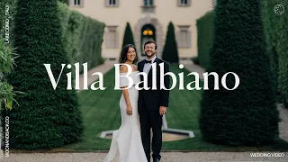 Villa Balbiano Wedding Video I Melissa & Will I Lake Como, Italy