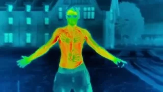 Shirtless Heat Loss Experiment In Freezing Conditions #Winterwatch | Earth Unplugged