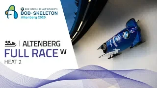 Altenberg | BMW IBSF World Championships 2020 - Women's Bobsleigh Heat 2 | IBSF Official