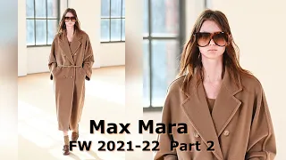 Max Mara Fall Winter 2021 22  Part 2