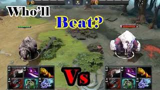 [Dota 2], [LONE DRUID vs LONE DRUID BEAR, Lv30 with items], [Who is stronger?]