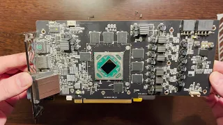 RX 580 Nitro plus Замена Термопасты и Термопрокладки на Видеокарте sapphire RX 580 Nitro+