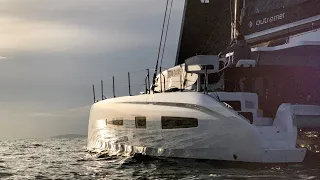Interior walkaround and sea trial on the Outremer 55 - Sailing Greatcircle (ep.203)