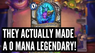 WTF a 0 MANA Priest Legendary and its BROKEN! | Voyage to the Sunken City