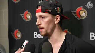 Thomas Chabot, Drake Batherson, Brady Tkachuk, and Jacques Martin Postgame Availability vs FLA