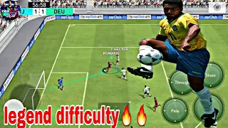 legend difficulty vs Germany | full match | pes 2018 mobile