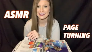 ASMR | PAGE TURNING & FINGER LICKING | TURNING PAGES IN A GLOSSY MAGAZINE | NO TALKING | GUM CHEWING