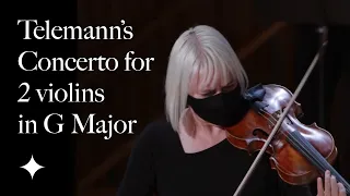 Telemann Concerto for 2 violins in G Major | Julia Wedman & Patricia Ahern | Tafelmusik