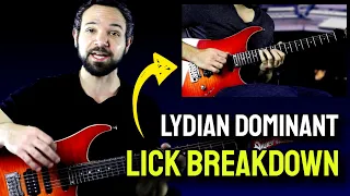 Lydian Dominant LICK BREAKDOWN! (Rock Fusion Guitar Lesson) | Cameron Allen
